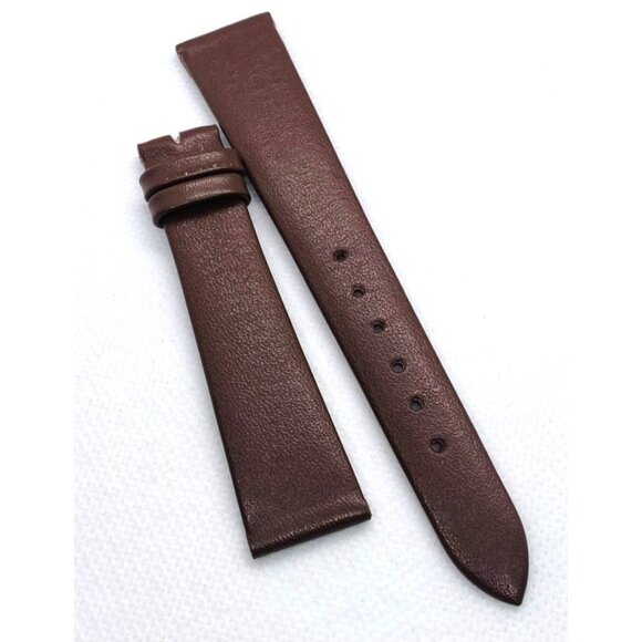 Tiffany & Co Genuine Brown Leather 18mm
